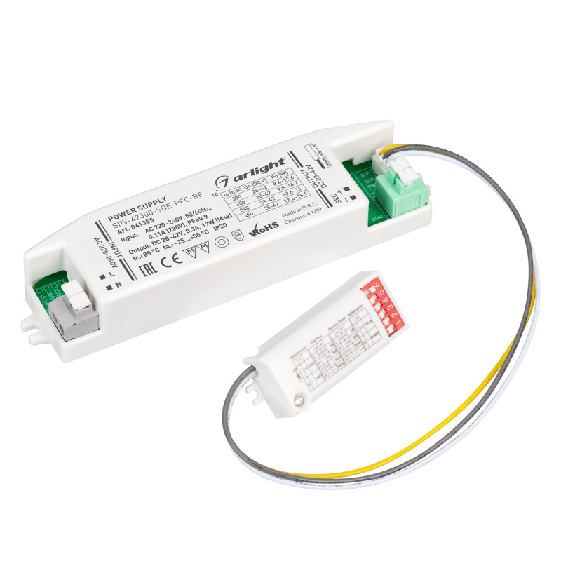 Блок питания SPV-42300-SDE-PFC 19W, 28-42V, 300mA, 5.8GHz#Н/Д 041355_ARL