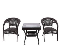 Кофейный стол + 2 кресла из ротанга KinkLight KL01158K,04_KL