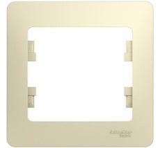Рамка на 1 пост (бежевый) Systeme Electric GSL000201