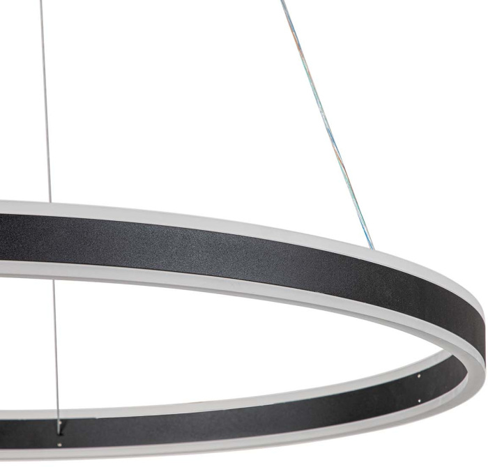 Подвесная люстра с пультом светодиодная (14001/1P Black) Indigo V000036L