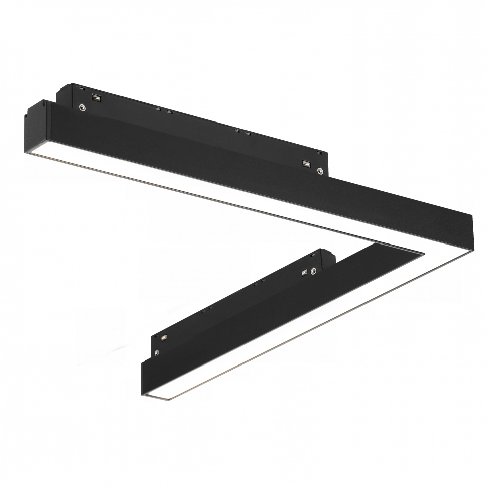 Угловой магнитный трековый светильник iLedex VISION 4822-013-L320-16W-110DG-4000K-BK_IX