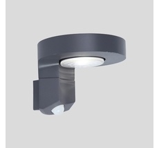 Настенный светильник уличный светодиодный на солнечных батареях и датчиком движения IP44 Oasis Light P9067-Pir Gr_OL