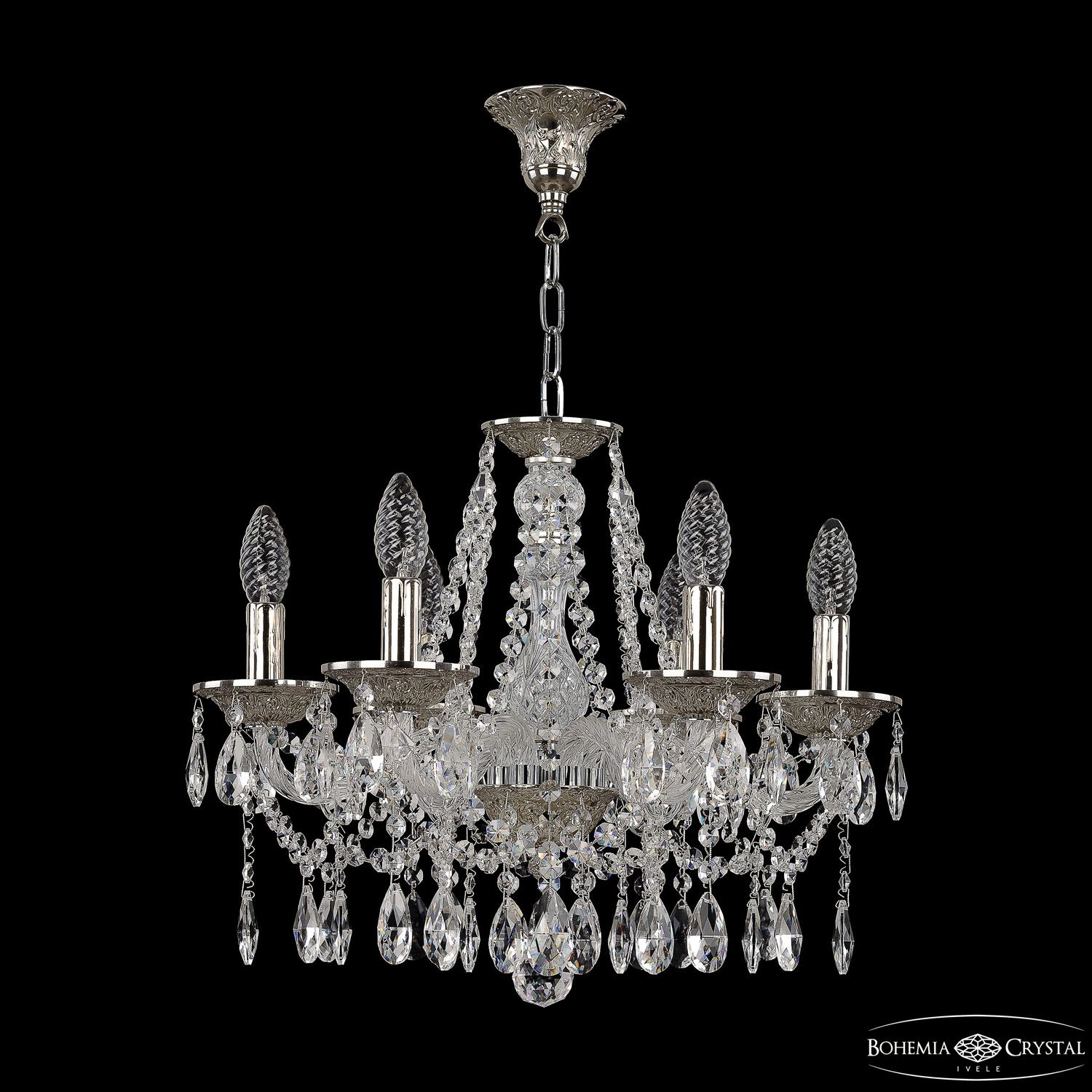 

Хрустальная люстра Bohemia Ivele Crystal 1613 16213/6/165 Ni, 16213/6/165 Ni