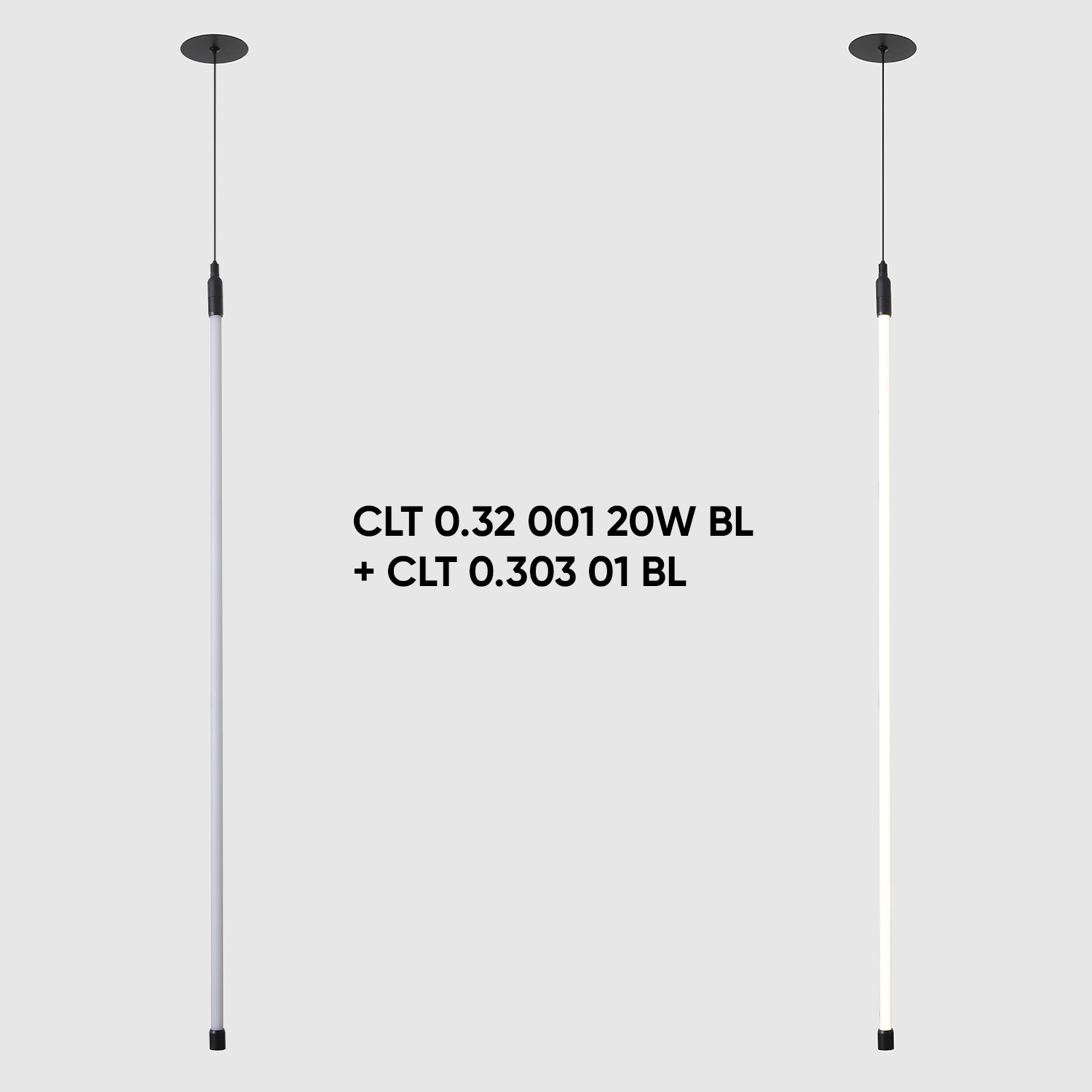 Светильник для модульной системы 24V Crystal Lux CLT 0.32 001 20W BL_CR