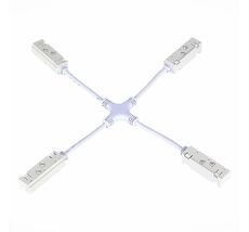 Ввод питания X-образный для магнитного шинопровода ST Luce SKYLINE 48 High-tech ST006.569.00