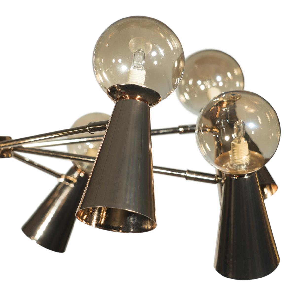 Подвесная люстра Loft IT Halley 10046/8 Gold_LF