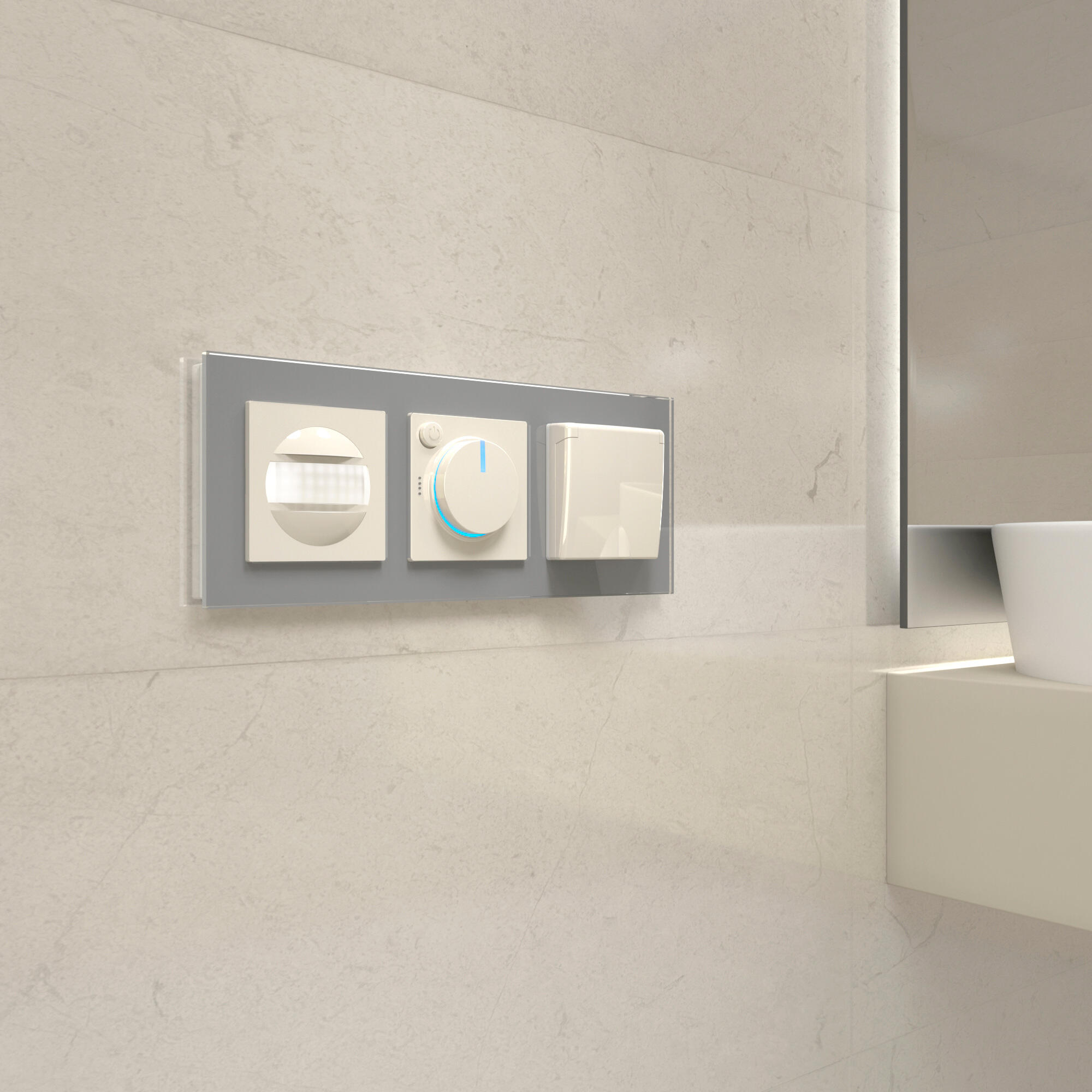 Датчик движения (слоновая кость) Werkel a054897_WR