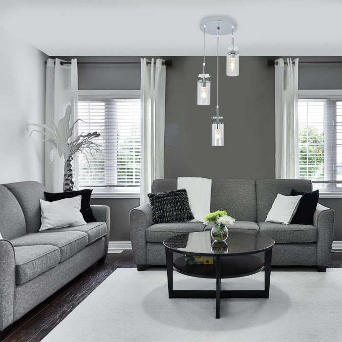 Подвесной светильник Escada 10191/3 Chrome_ESC