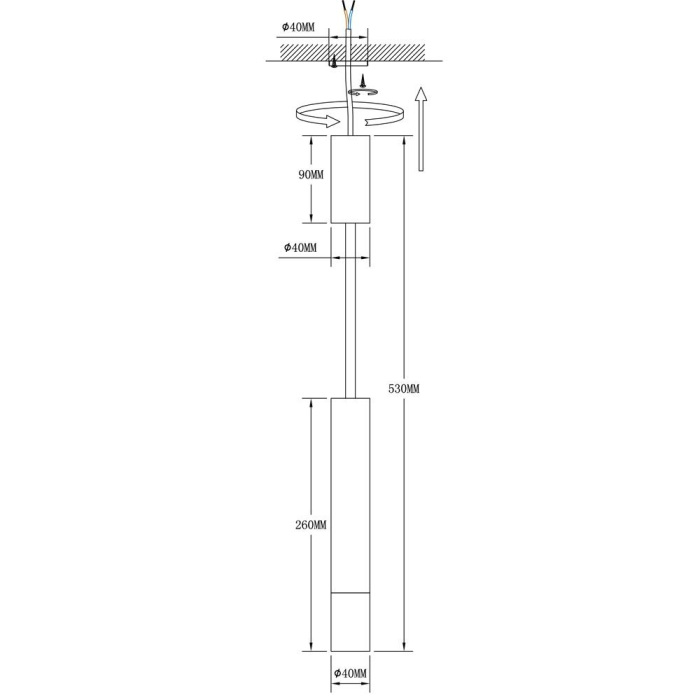 Подвесной светильник ArteLamp ANDROMEDA A2509PL-1WH