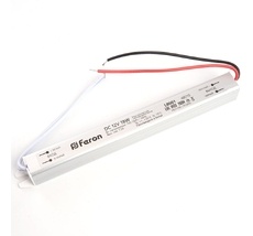Трансформатор для светодиодной ленты 18W 12V ( ультратонкий драйвер) Feron 48010_FR