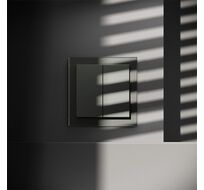 Перекрестный переключатель встраиваемый VOLTUM S70 двухклавишный 10А VLS020506