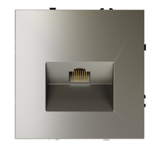 Розетка компьютерная встраиваемая VOLTUM S70 RJ45 VLS060104