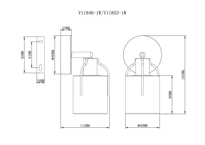Спот Moderli V11846-1W_MD