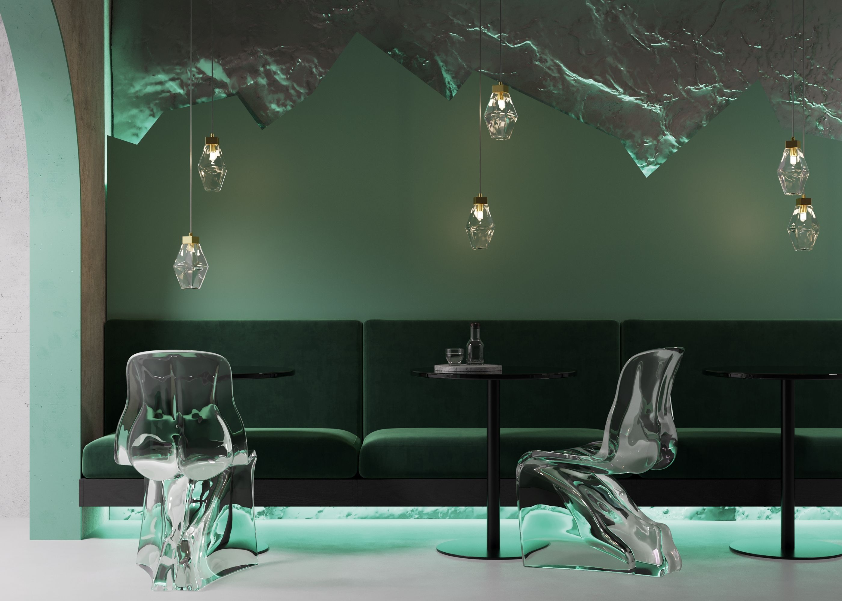 Подвесной светильник Maytoni Modern Coctail time MOD325PL-01G_MY