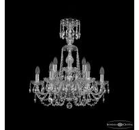 Хрустальная люстра Bohemia Ivele Crystal 1402/6+3/195/XL-64 Ni_BI