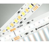 Светодиодная лента 2835 240Led, 18W m, 24V IP20 CCT 3000-650 Ambrella Light GS GS4151_AMB