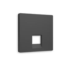 Лицевая панель для компьютерной/телефонной розетки RJ-45/RJ-11 Ambrella Volt QUANT AP9120_AMB