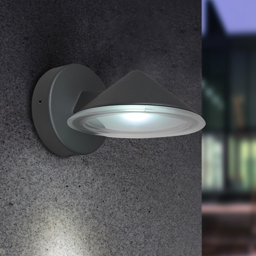 Настенный светильник уличный светодиодный IP54 Oasis Light W1876 Gr_OL