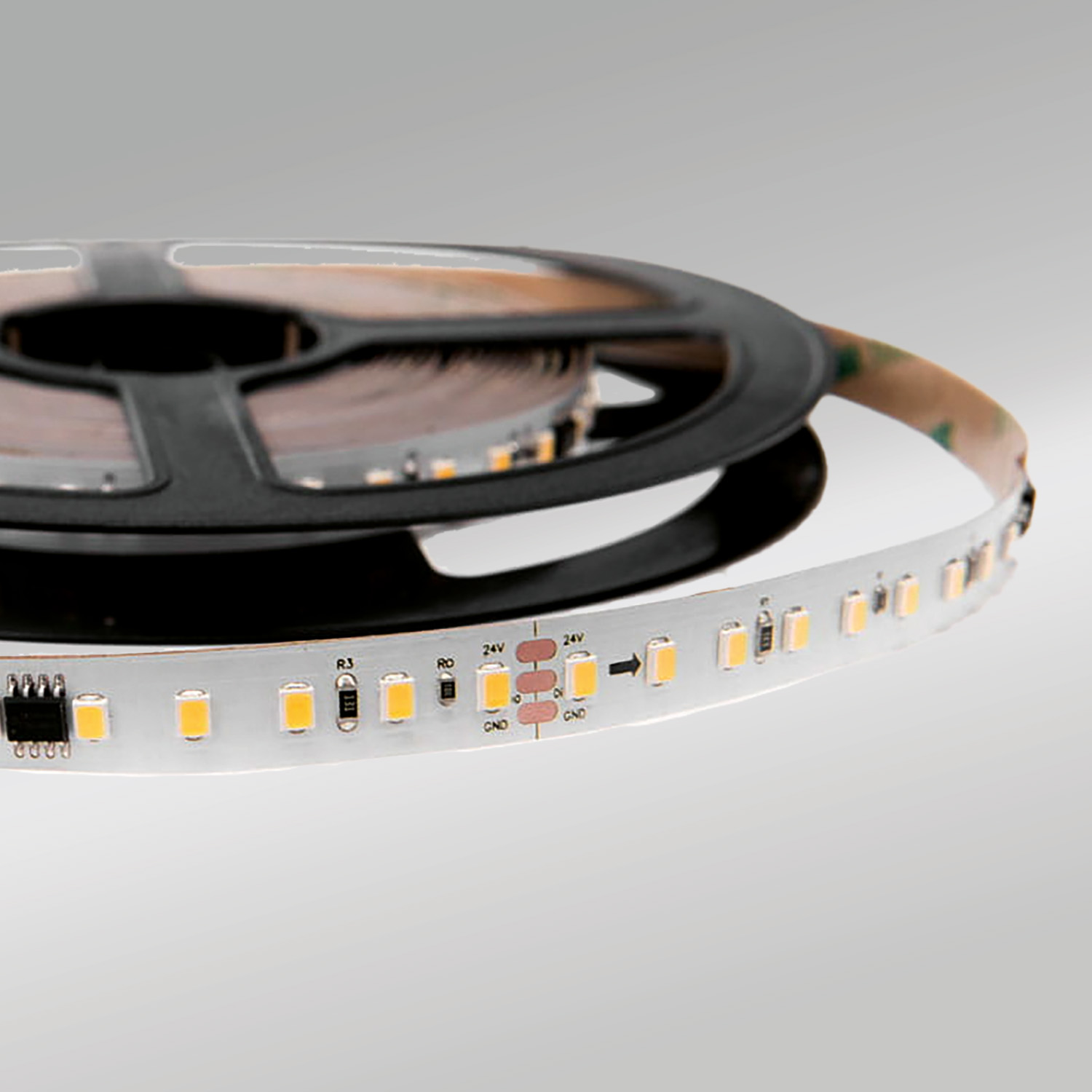 Светодиодная SPI лента 5M, SMD2835, 10W/m, 3000K, IP20 Favourite 2003-31020