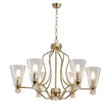 Подвесная люстра NewPort MARGARET 4736/C gold_NP