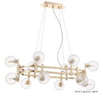 Подвесная люстра Crystal Lux LUXURY LUXURY SP12L GOLD_CR