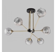 Потолочная люстра на штанге Imex MD.5299-6-S-AB+BK_IM