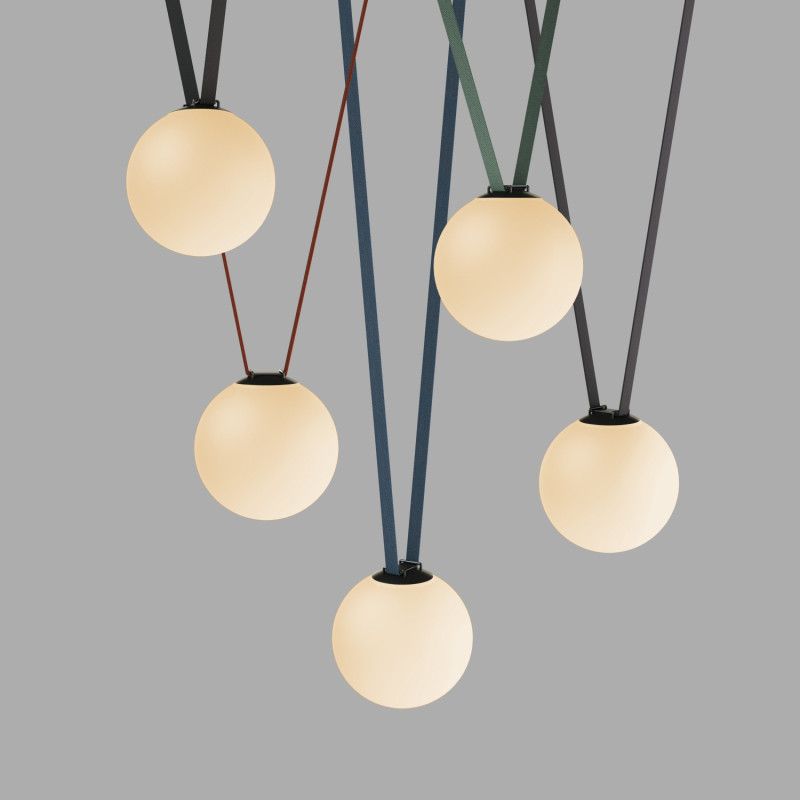 Трековый светильник Denkirs BELTY ORB DK5555-BK