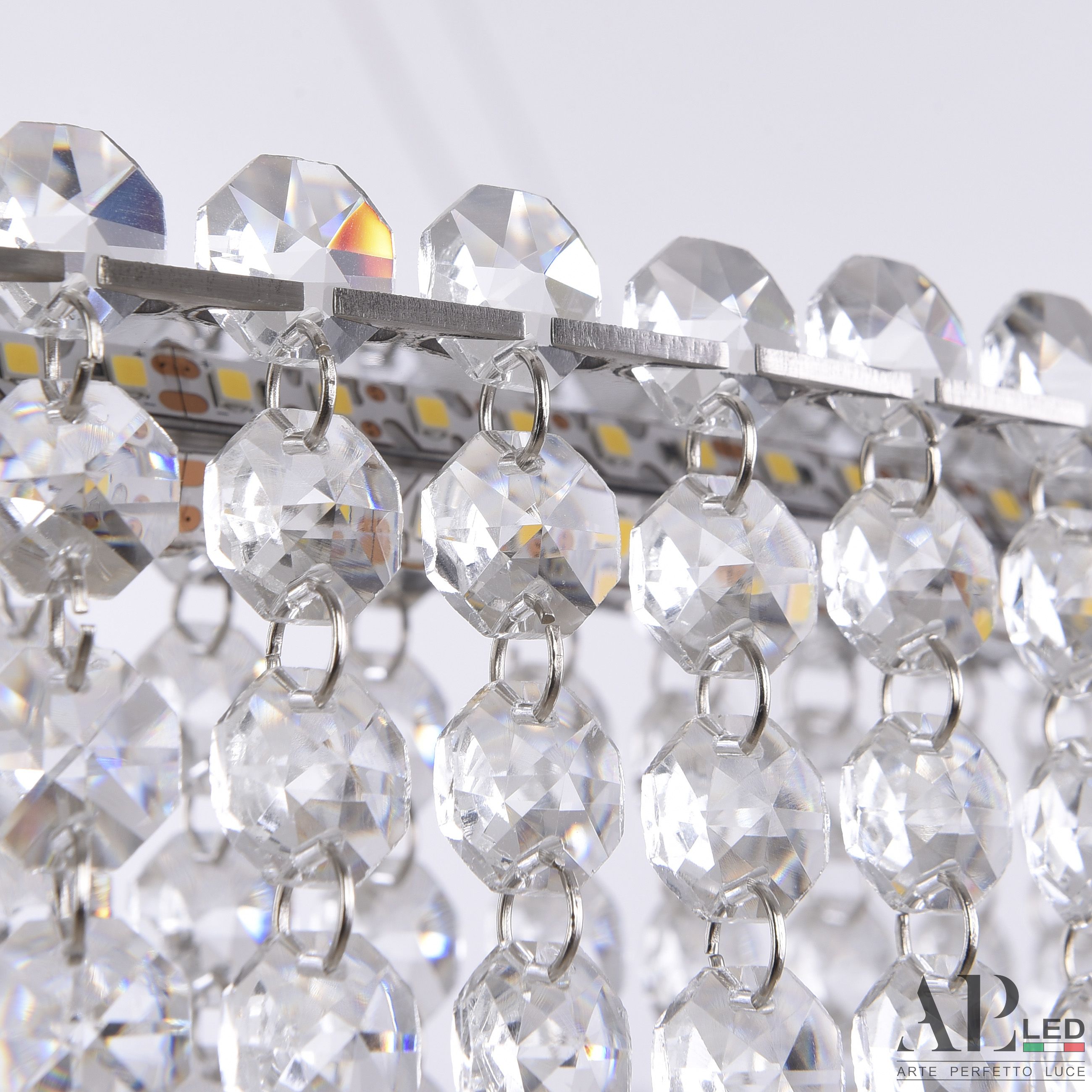 Хрустальная люстра APL LED Sicilia SH02.93.C.Ni.4000_BI