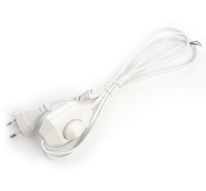 Сетевой шнур с диммером 230V 2м, белый, DM103-200W 23056 Feron 23056_FR
