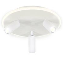 Потолочный светодиодный светильник (спот) 20046LED 20046SMA/03LED WH 37Вт, металл/акрил, белый Escada 20046SMA/03LED WH_ESC