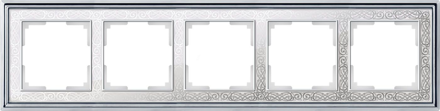 

Рамка на 5 постов Palacio Gracia WL77-Frame-05 a051327, Белый, a051327