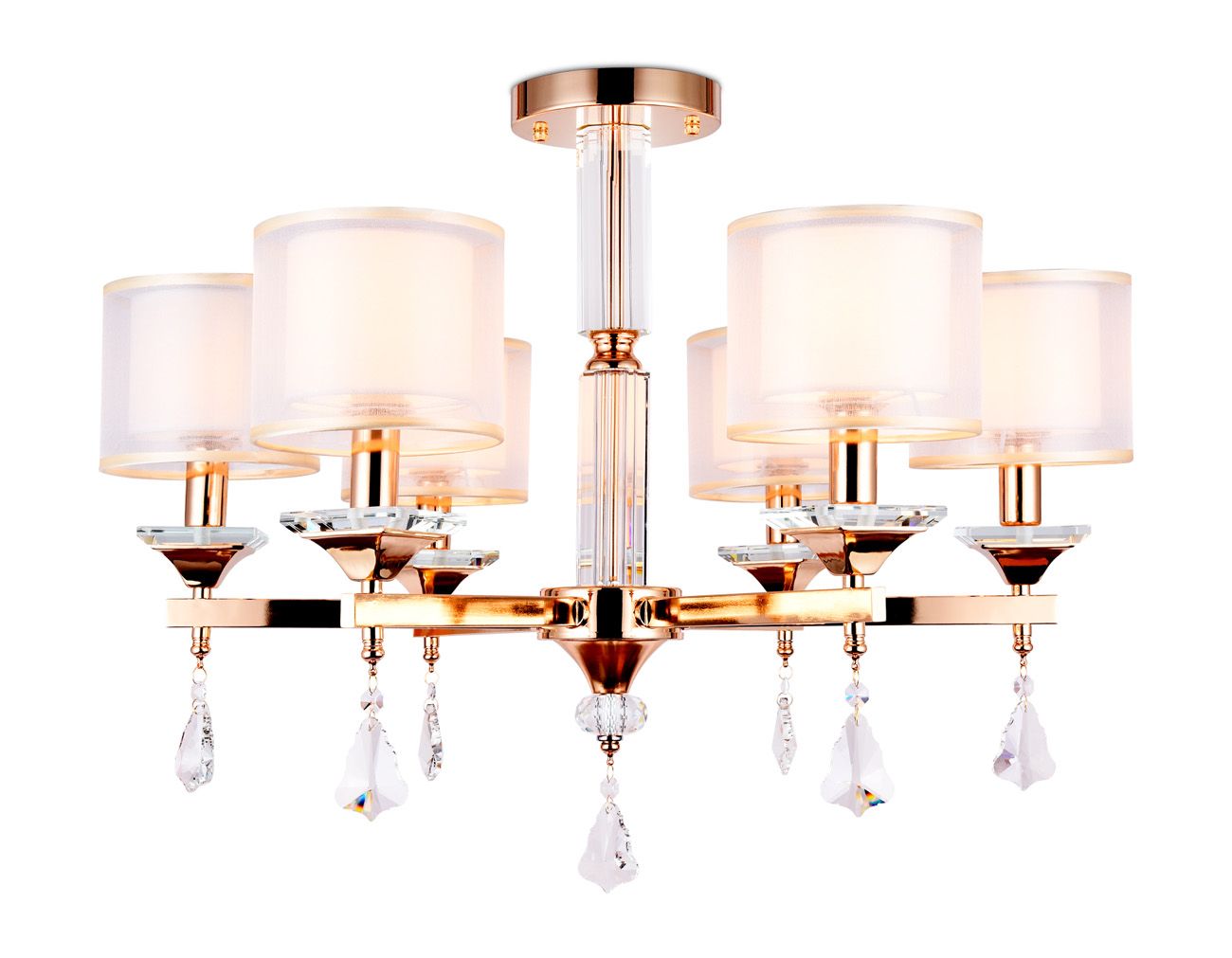 Подвесная люстра Ambrella light с хрусталем TR TR4535_AMB