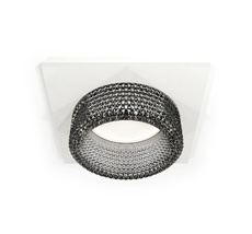 Комплект встраиваемого светильника Ambrella light с композитным хрусталем Techno XC6520041_AMB