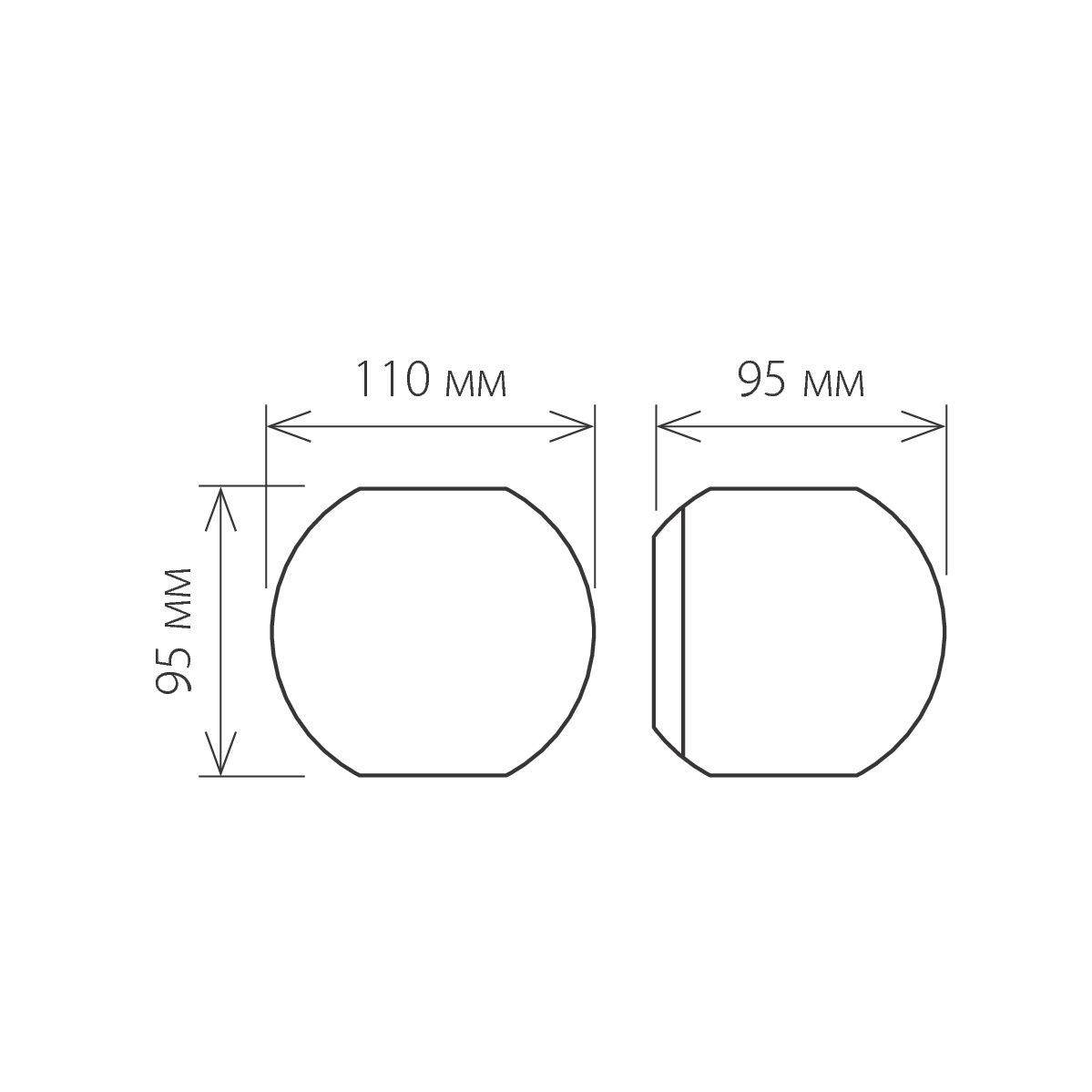 Уличный настенный светильник DIVER a038539_ES