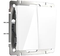 Выключатель двухклавишный Werkel WL01-SW-2G a051135_WR