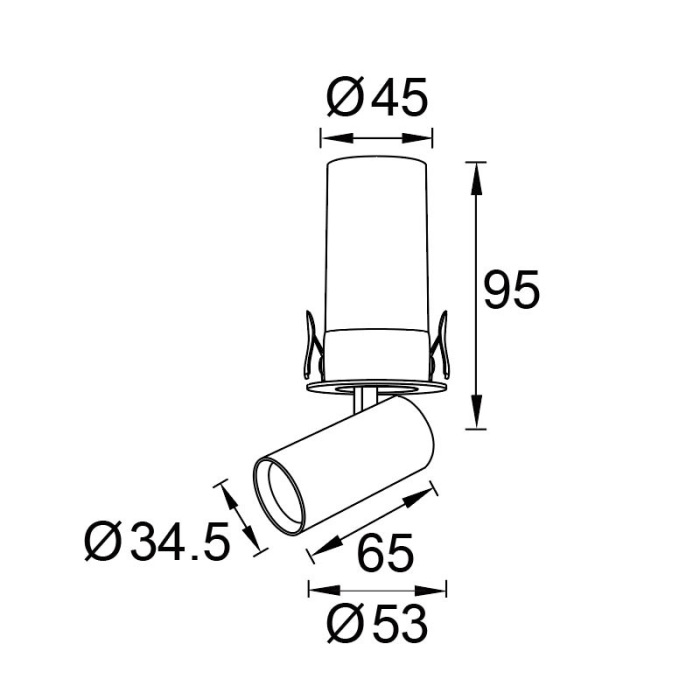 Встраиваемый светильник Mantra GARDA 9144_MN