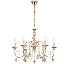 Подвесная люстра хрусталь 678/6PL E14*40W Escada 678/6PL Gold_ESC