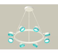 Подвесная люстра Ambrella light с композитным хрусталем Traditional DIY XB9195251_AMB