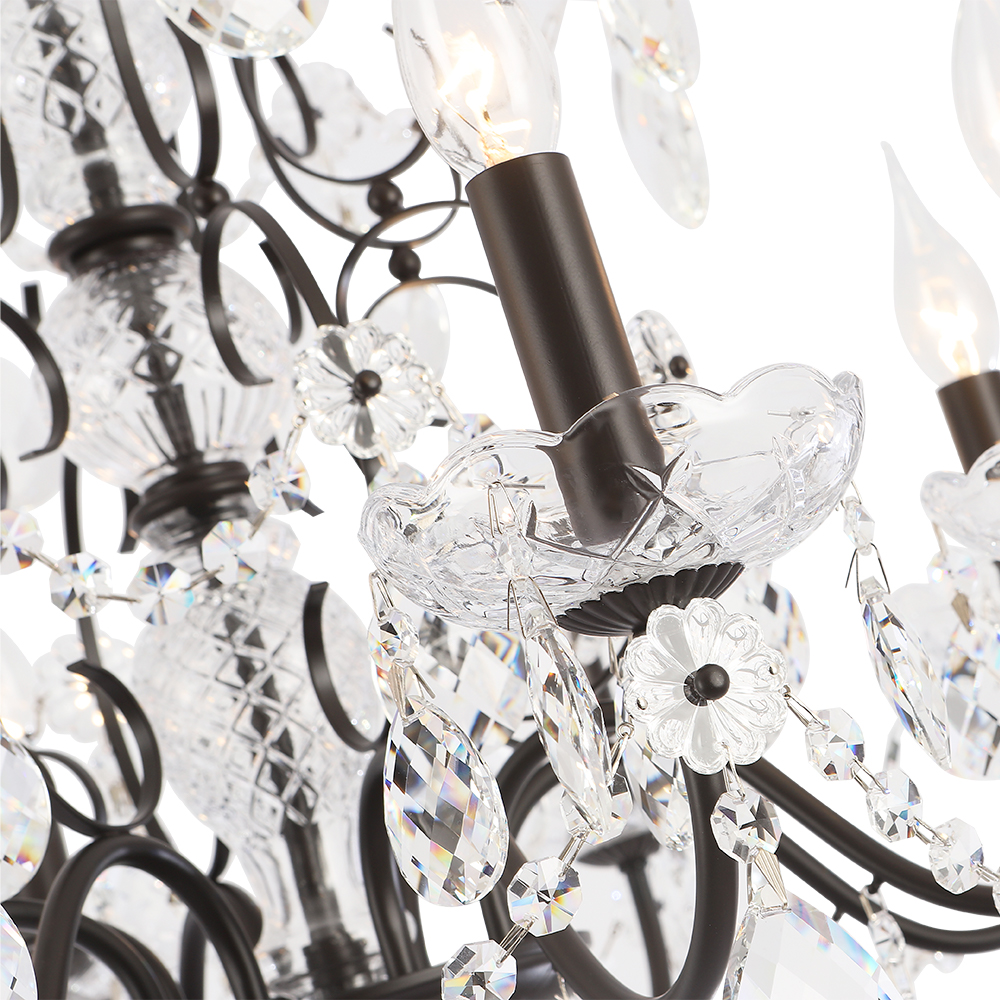 Подвесная люстра Crystal Lux ODELIS ODELIS SP8 BROWN_CR