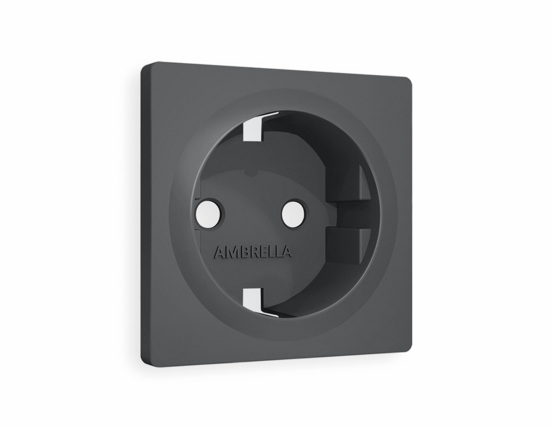 Лицевая панель для электрической розетки с заземлением Ambrella Volt QUANT AP9060_AMB