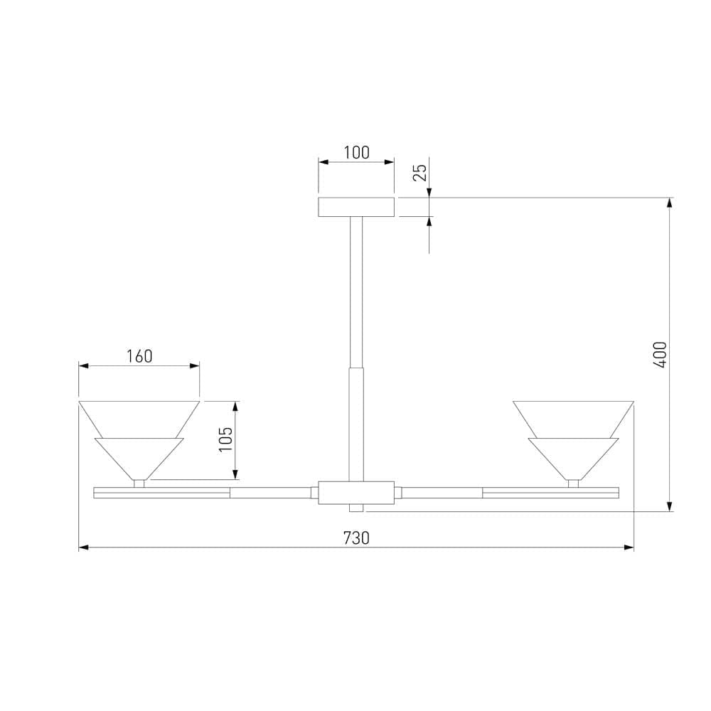 Потолочная люстра Eurosvet С ПЛАФОНАМИ Rylee a057599_EU
