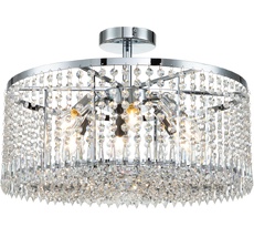 Люстра потолочная на штанге (12005/6С Chrome) Indigo V000279