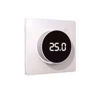 Лицевая панель ALFA для терморегулятора теплого пола с цифровым дисплеем QUANT Ambrella Volt AP2058_AMB