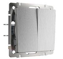 Выключатель двухклавишный Werkel WL09-SW-2G a051355_WR
