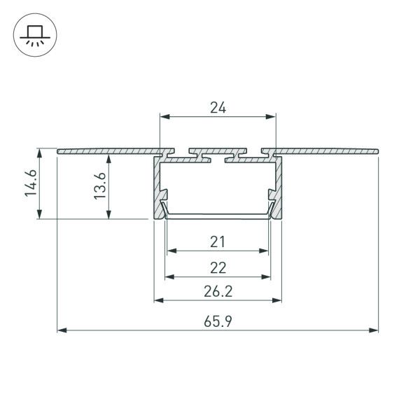 Профиль Arlight PLS 042807_ARL