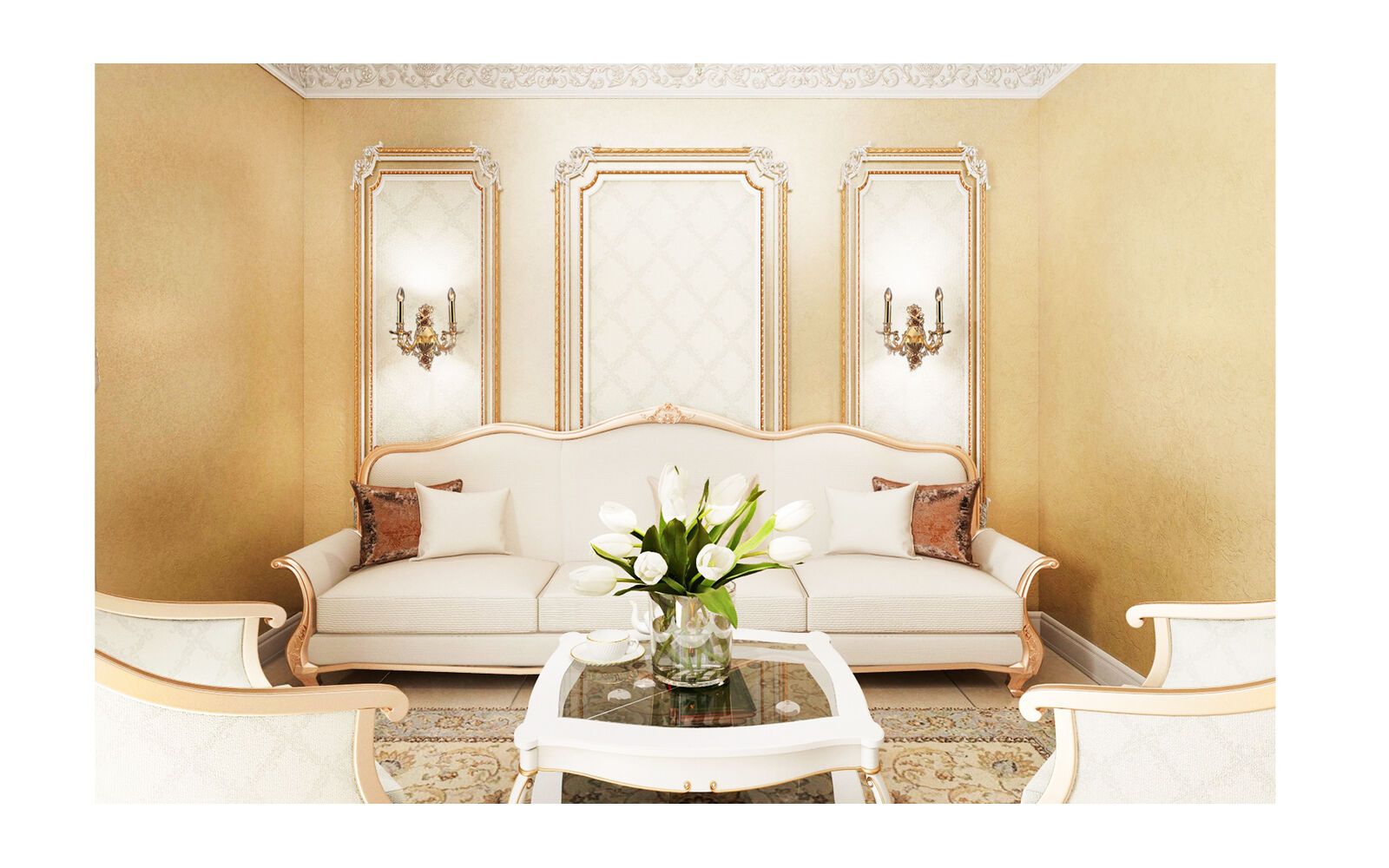 Бра Lucia Tucci FIRENZE FIRENZE W1780.2 antique gold