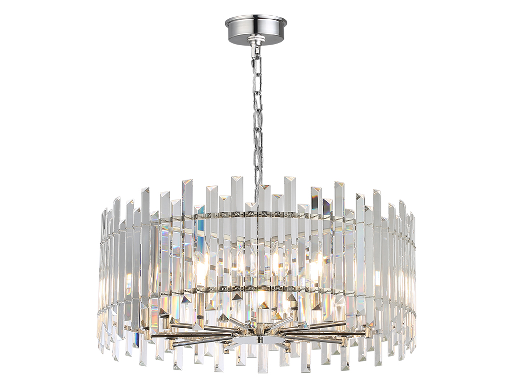 Подвесная люстра NewPort ALESSIA 8510/C nickel_NP