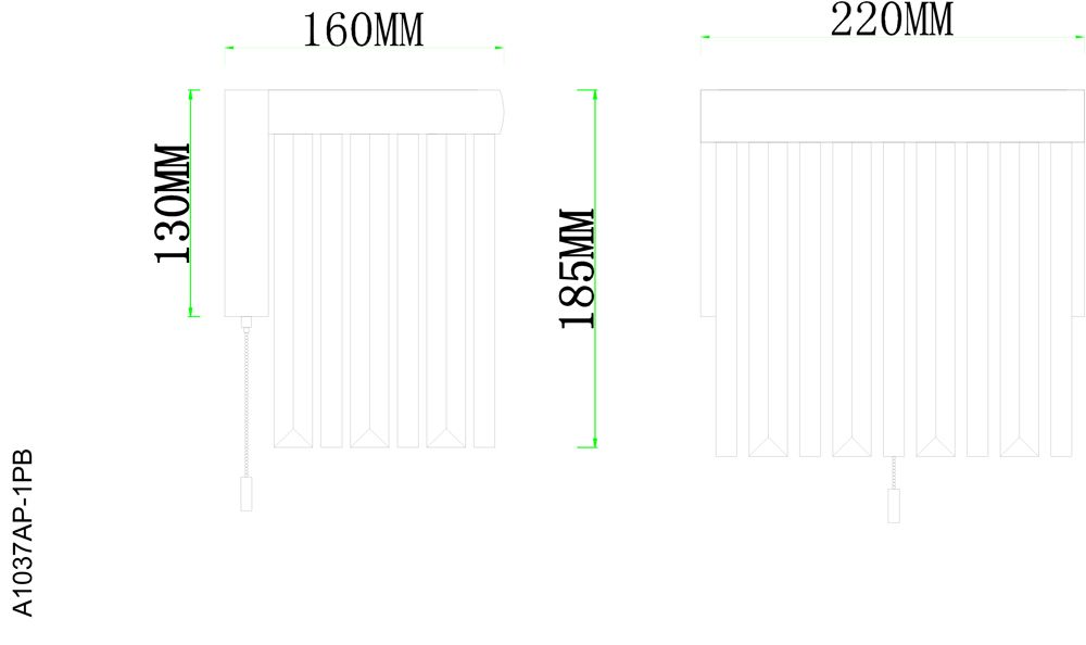 Настенный светильник ArteLamp FRANCHESKA A1037AP-1PB