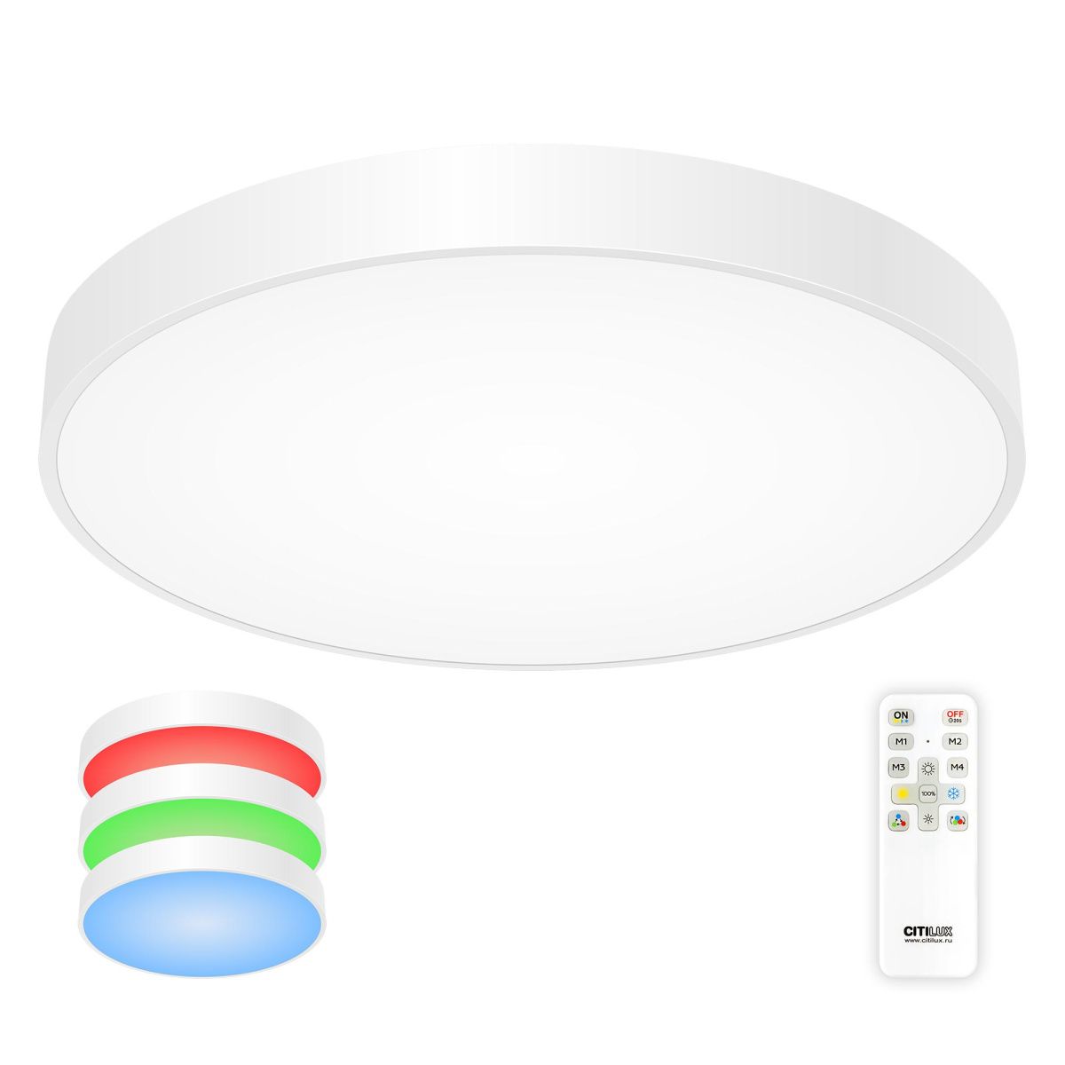 Светильник потолочный с пультом CITILUX КУПЕР CL724155G0