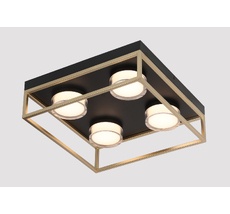 Потолочная люстра iLedex Link 4778-37x37 MBK+SGD_IX